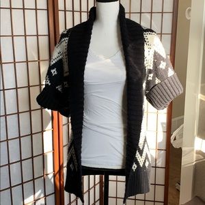 Express short sleeve cardigan sweater